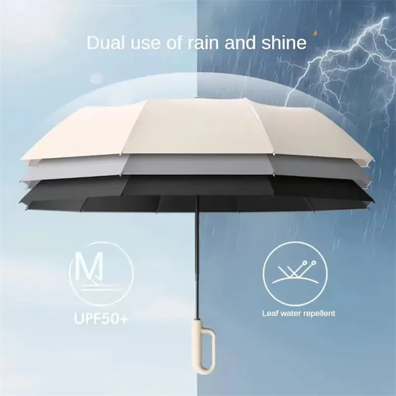 Automatic Windproof UV Folding Umbrella – 1 or 3 Pack Folding Umbrella Babs
