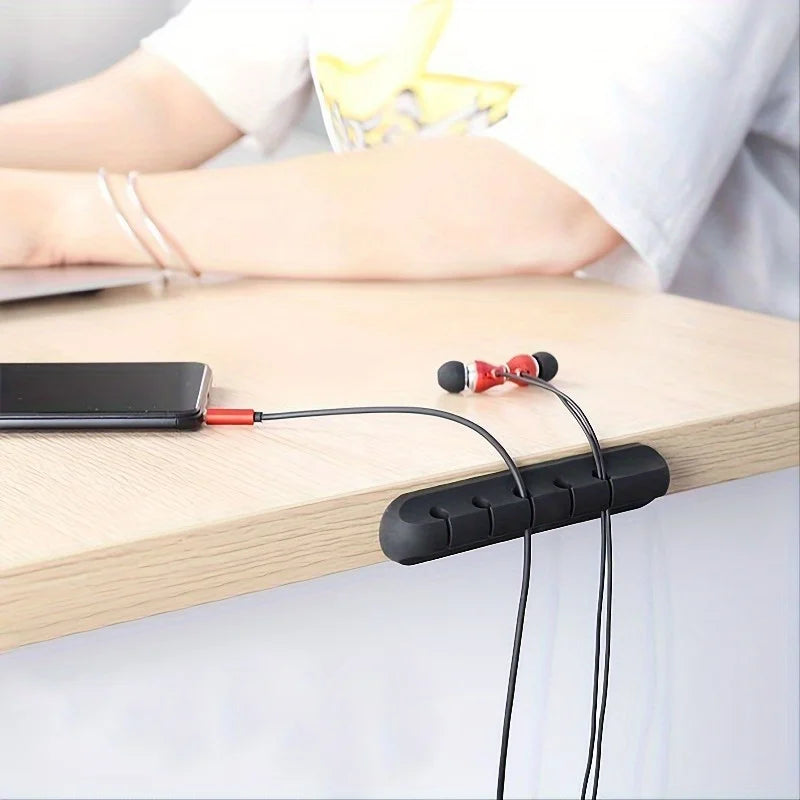Self-Adhesive Cable Clips – Desk Cord & Wire Organizer Cable Cord Clips Babs
