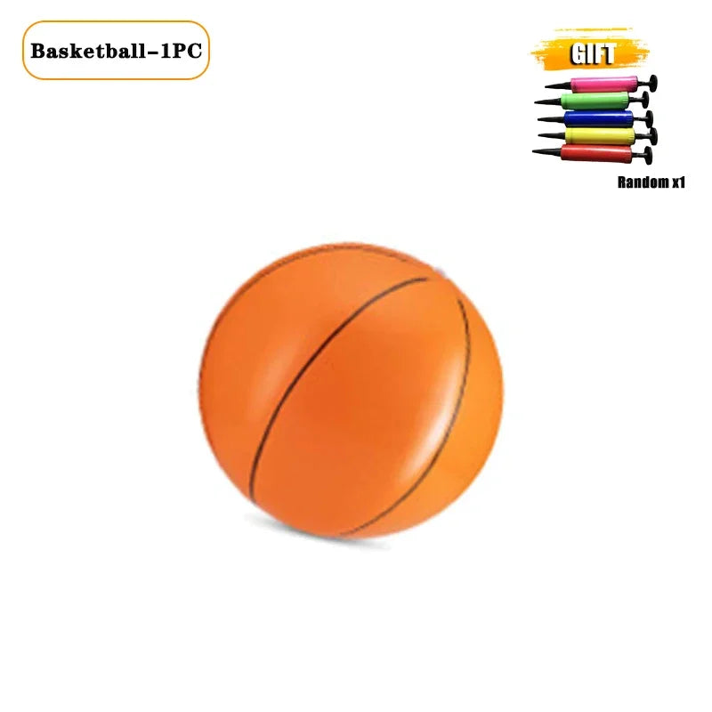 Inflatable Sports Balls Set – Beach, Pool & Party Toys for Kids Inflatable Sports Balls Babs Basketball-1PC As shown