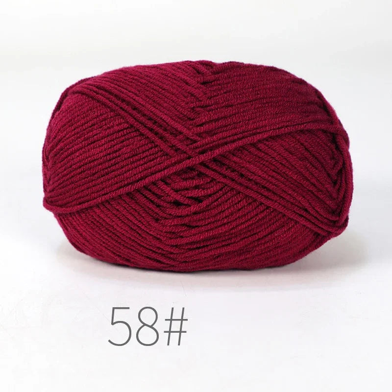 10 Balls 500g Soft Milk Cotton Yarn for Knitting & Crochet