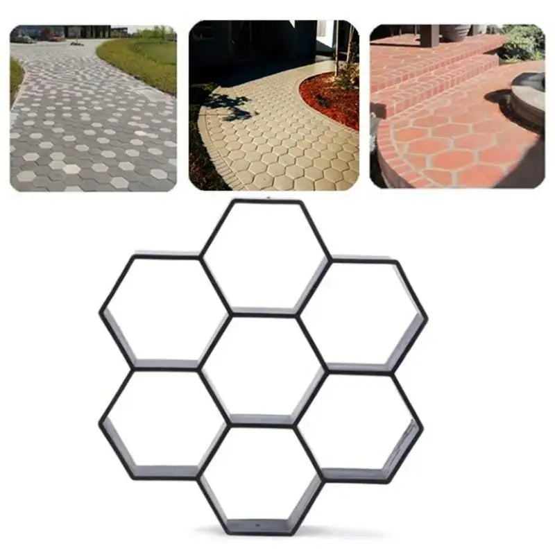 Cement Paving Mold – Embossed Concrete Brick Garden Flooring Concrete Paving Mold Babs