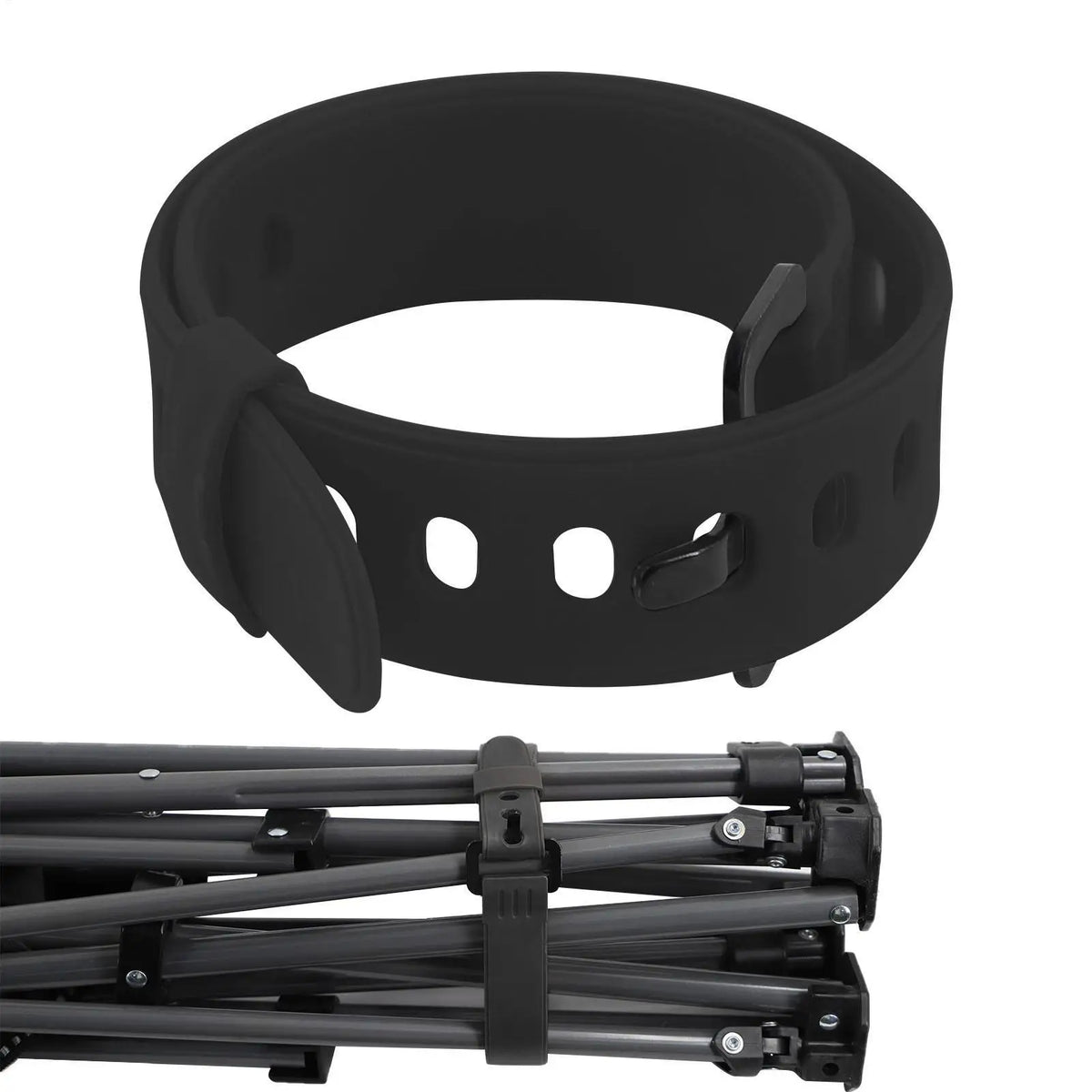 Rubber Tension Cargo Strap with Buckle – Camping & Travel Cargo Tie Strap Babs
