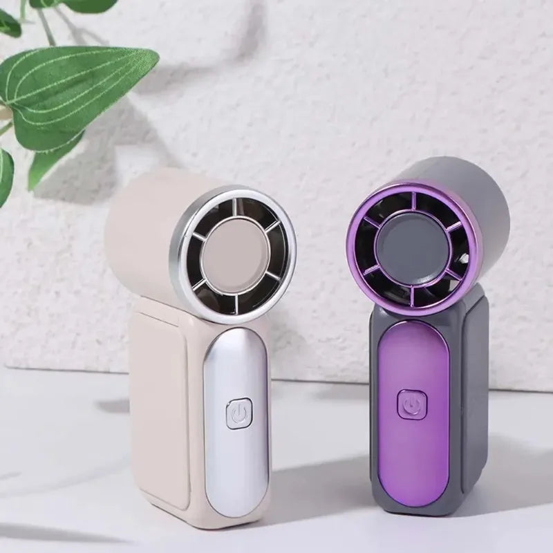 Mini USB Rechargeable Handheld Fan – Portable, Quiet Cooling Handheld Cooling Fan Babs