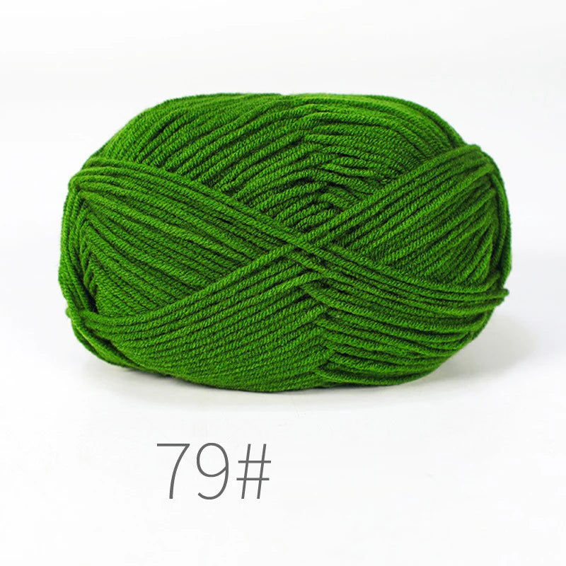 10 Balls 500g Soft Milk Cotton Yarn for Knitting & Crochet Knitting Crochet Yarn Babs 79 10pcs