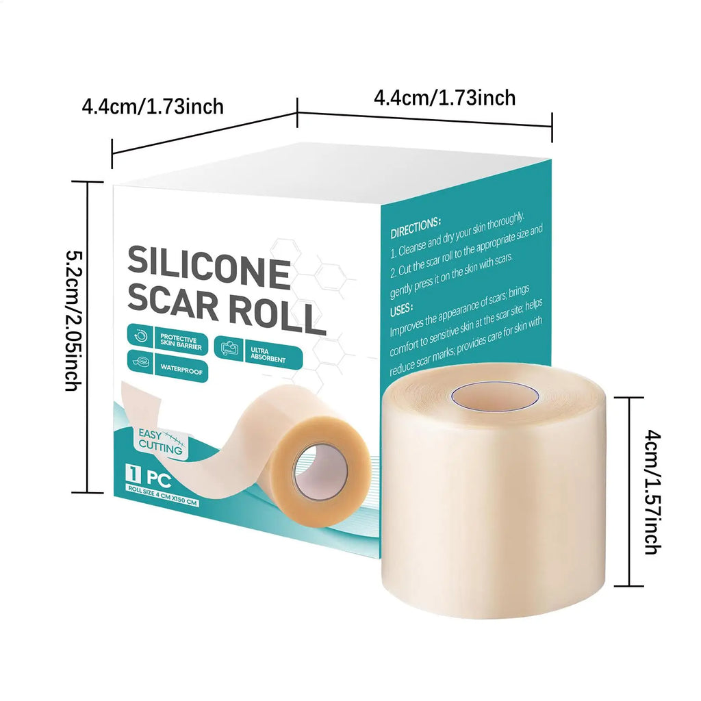 Silicone Scar Patch Hydrocolloid Roll – Self-Adhesive Wound Care Scar & Wound Patch Babs