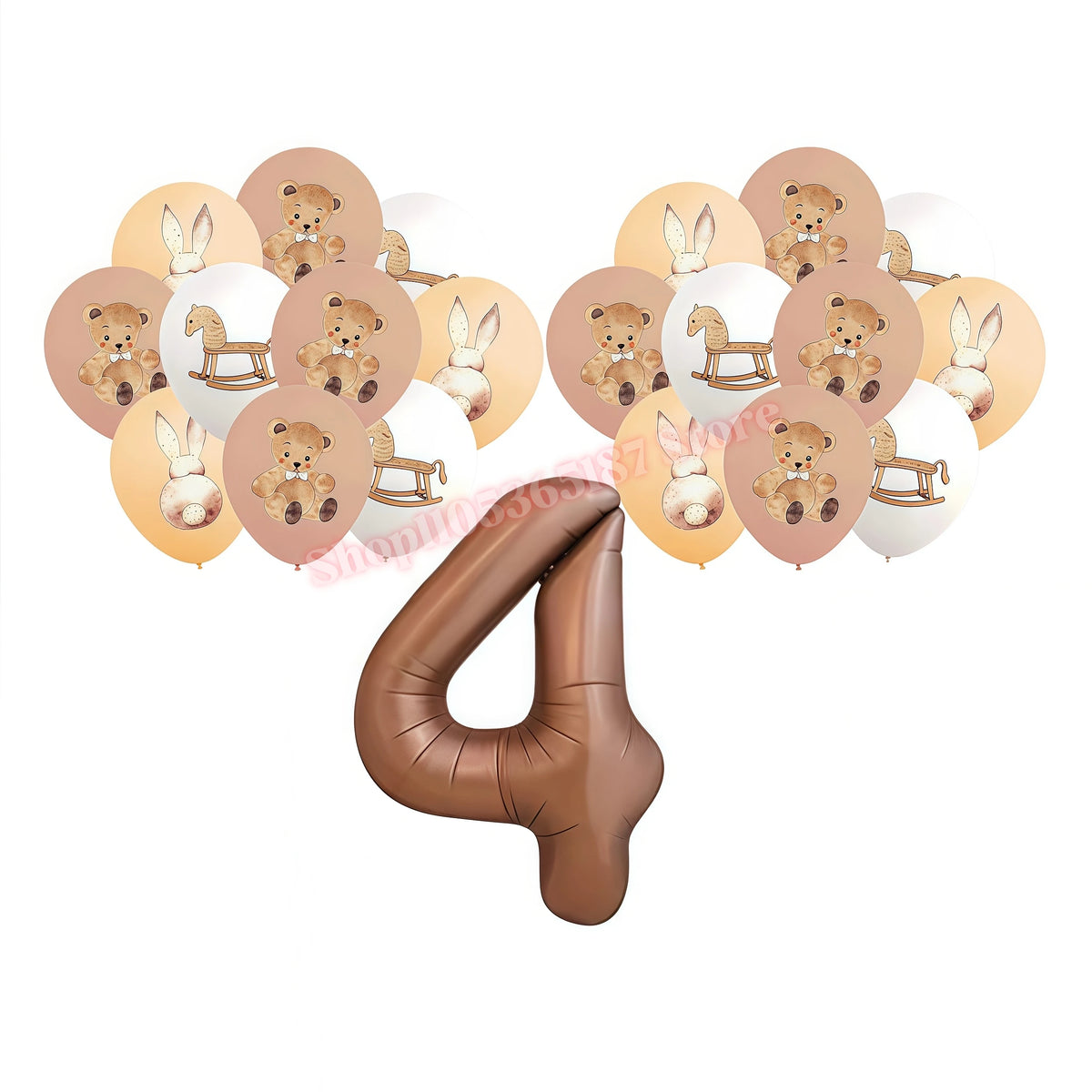 Hello Baby Gender Reveal Party Kit – Balloons, Banner & Decor Party Decoration Kit Babs 19pcs Balloons-4 others