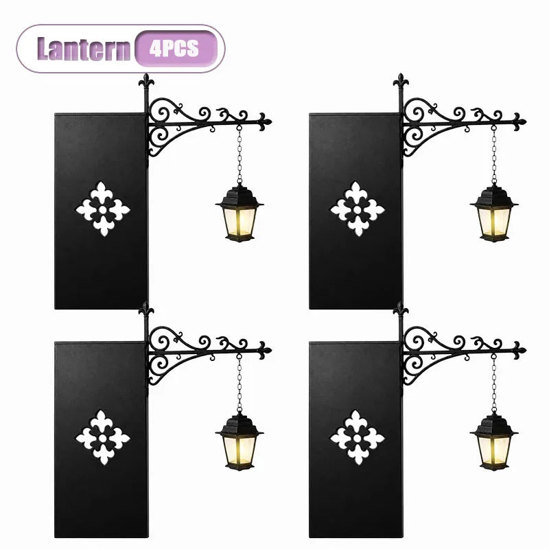 LED Pumpkin Lantern | Halloween Bookshelf Table Décor 1–5 Pcs Decorative LED Lantern Babs Lantern-4PCS