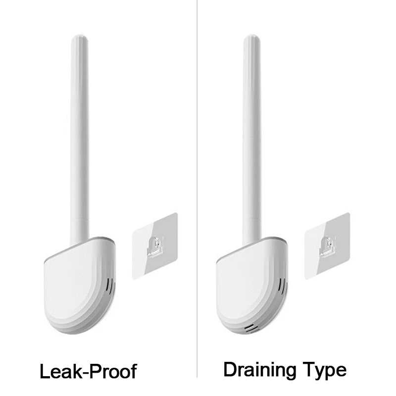 Silicone Wall-Mounted Toilet Brush Set – Quick-Dry & Hygienic Toilet Brush Set Babs
