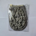 Double-Sided Exfoliating Bath Glove – Body Scrubber & Mitt Exfoliating Bath Glove Babs Gray-1pc