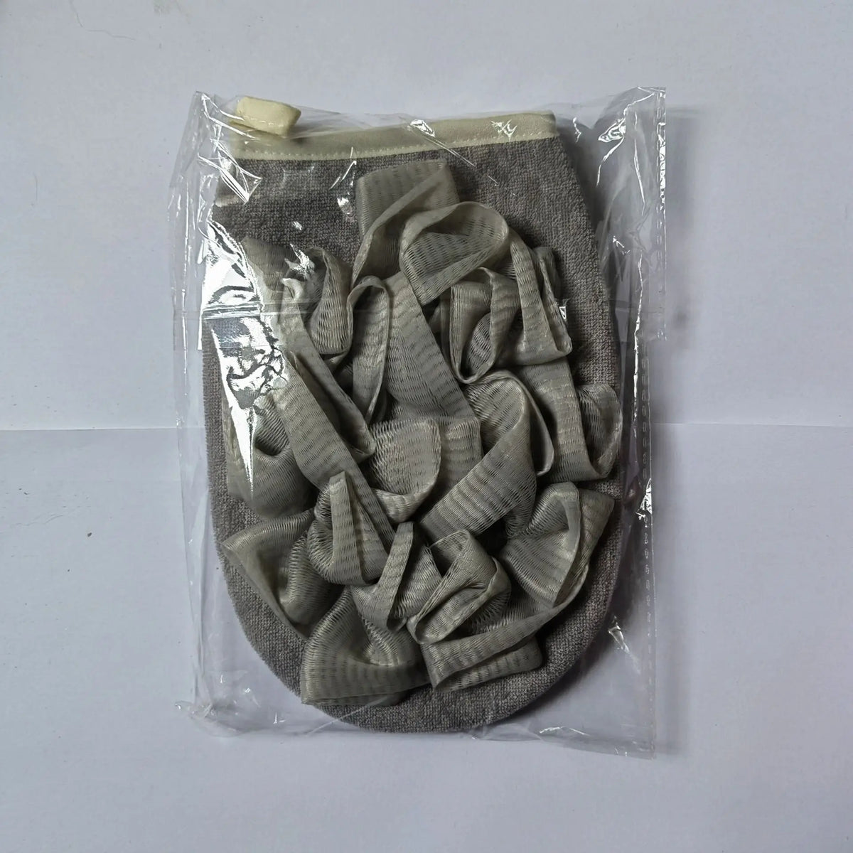 Double-Sided Exfoliating Bath Glove – Body Scrubber & Mitt Exfoliating Bath Glove Babs Gray-1pc