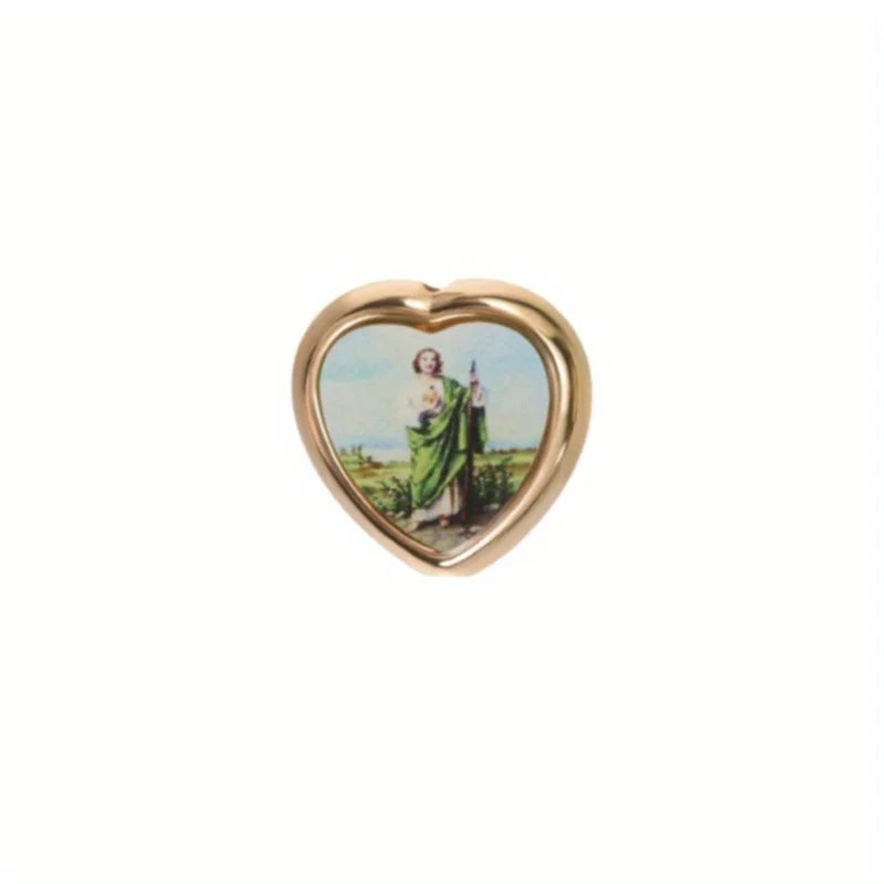 10pcs Catholic St. Jude & Our Lady Charms for DIY Rosary Jewelry Religious Jewelry Charms Babs
