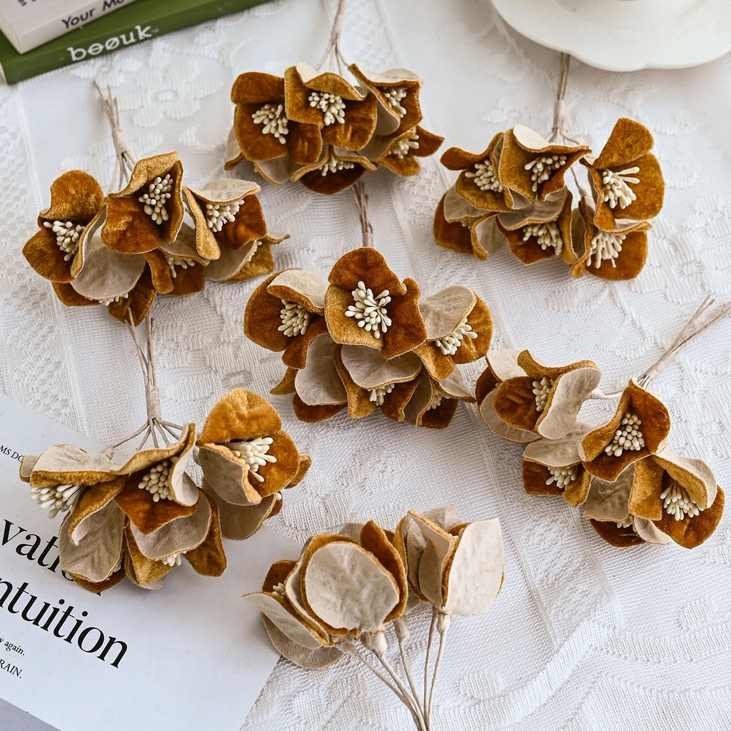 Silk Artificial Flower Mini Bouquet – Wedding & DIY Decor Artificial Flower Bouquet Babs