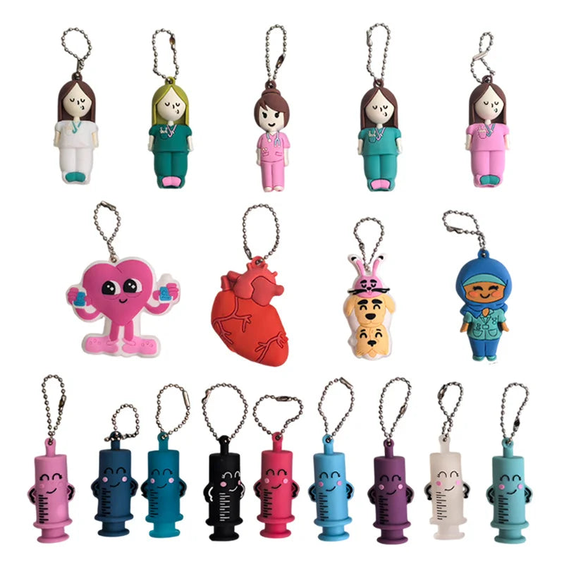Syringe Keychain Ampoule Opener – Safe Glass Vial Cutter Ampoule Opener Keychain Babs