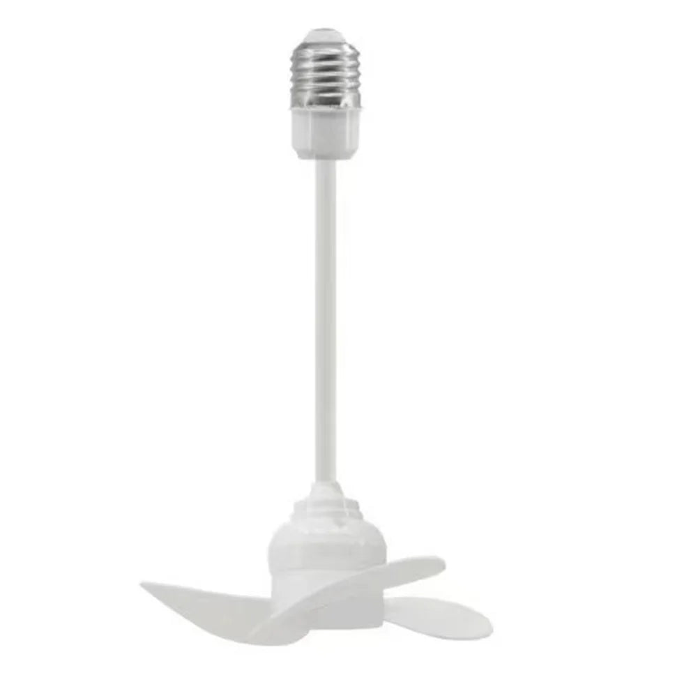 LEENKEA E27 Ceiling Fan 14cm Quiet Brushless Motor 10W Ceiling Socket Fan Babs D-15CM