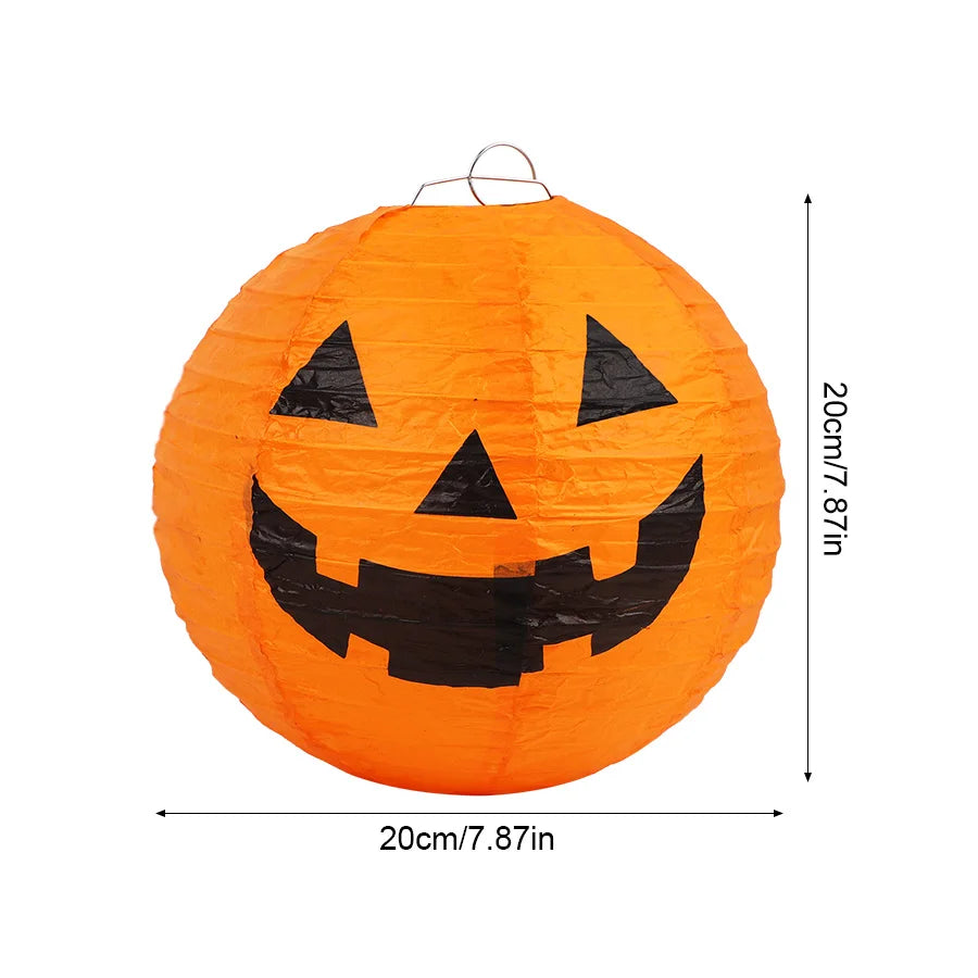Halloween Pumpkin Paper Lantern 20cm – Hanging Party Decor Halloween Decoration Babs Pumpkin