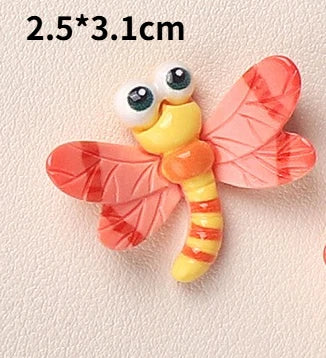 Resin Insect Fridge Magnets – Butterfly, Bee & Ladybug Décor Decorative Fridge Magnets Babs 1Pc 4