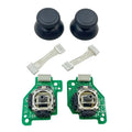 Wii U Joystick Rocker Replacement 3D Analog Stick Set 1/2/6 Pcs Controller Repair Parts Babs black color set