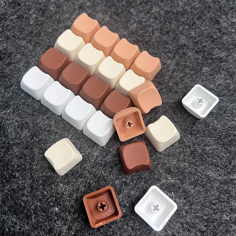 5-Pack Cat Head PBT Keycaps – Cute Blank Keyboard Caps Keyboard Keycaps Babs