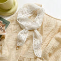 Vintage Floral Lace Hair Band – Boho Bowknot Braided Hairband Braided Hairband Babs White