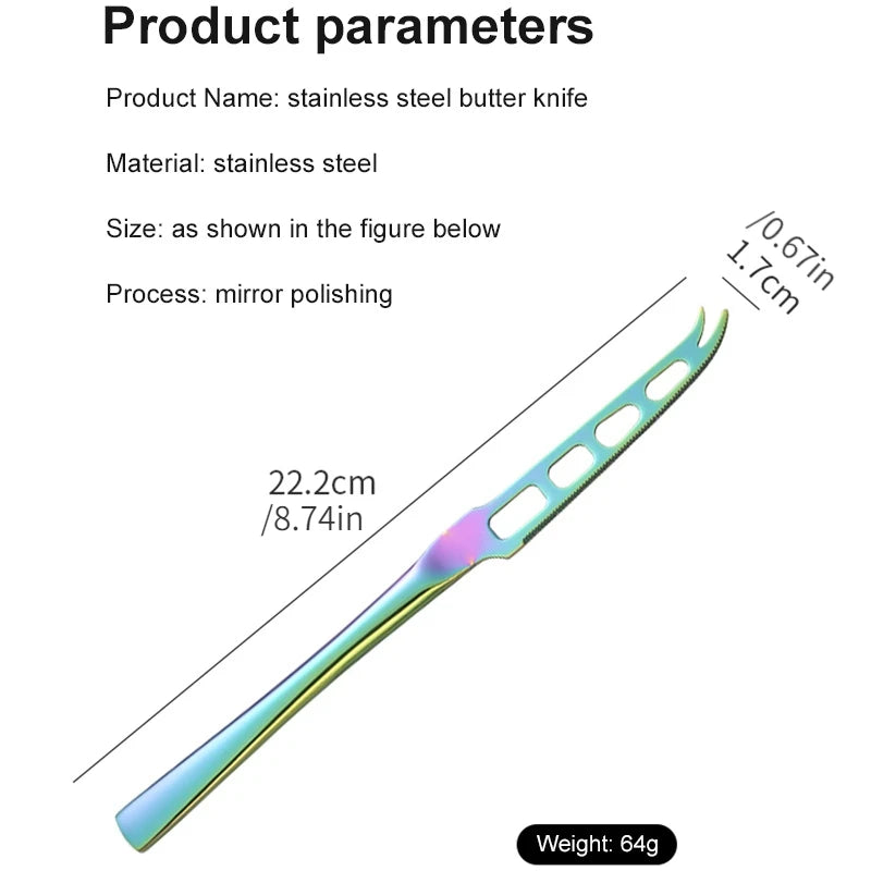 Stainless Steel Butter & Cheese Knife – Multifunctional Kitchen Tool Cheese & Butter Knife Babs