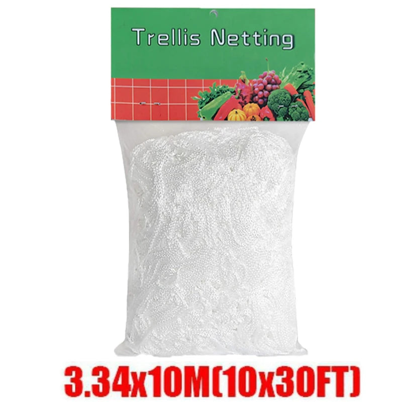 Garden Plant Trellis Netting – Square Mesh for Climbing Plants Garden Trellis Netting Babs 3.34x10M(10x30FT)