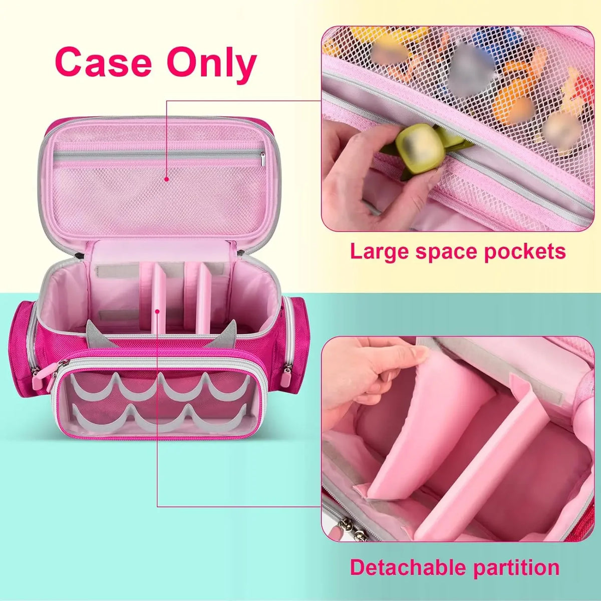 Paiyule Carrying Case Bag for Toniebox & Tonies Figures Toy Storage Bag Babs