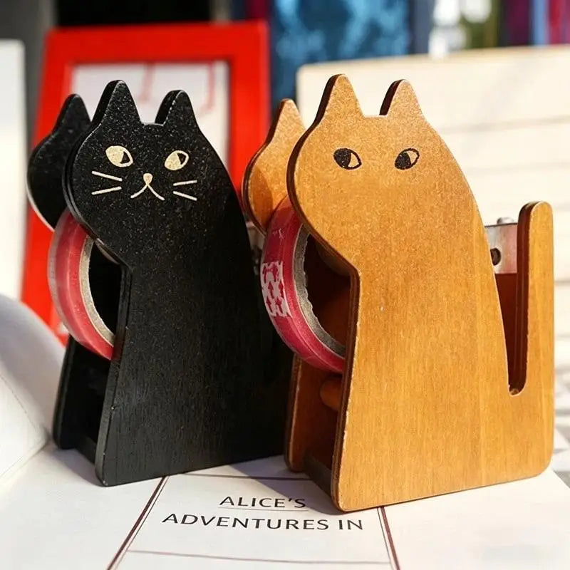 Wooden Animal Tape Dispenser – Squirrel & Whale Desk Design Tape Dispenser Babs