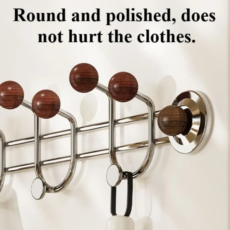Modern Suction Cup Coat Rack – 5-Hook Nordic Wall Organizer Wall Coat Rack Babs