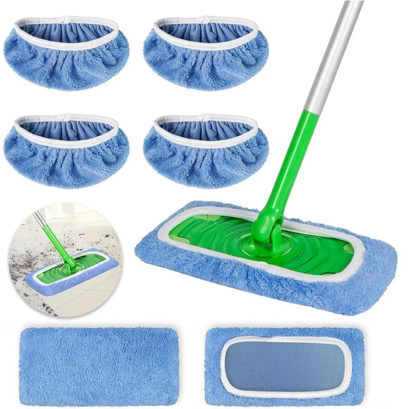 Reusable Washable Mop Pads – Dry & Wet Floor Cleaning Refills Washable Mop Pads Babs