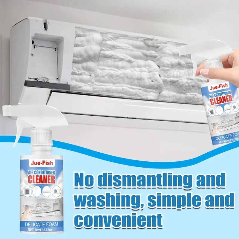 AC Foam Coil Cleaner Spray – No-Rinse Formula, 60ml AC Coil Cleaner Spray Babs