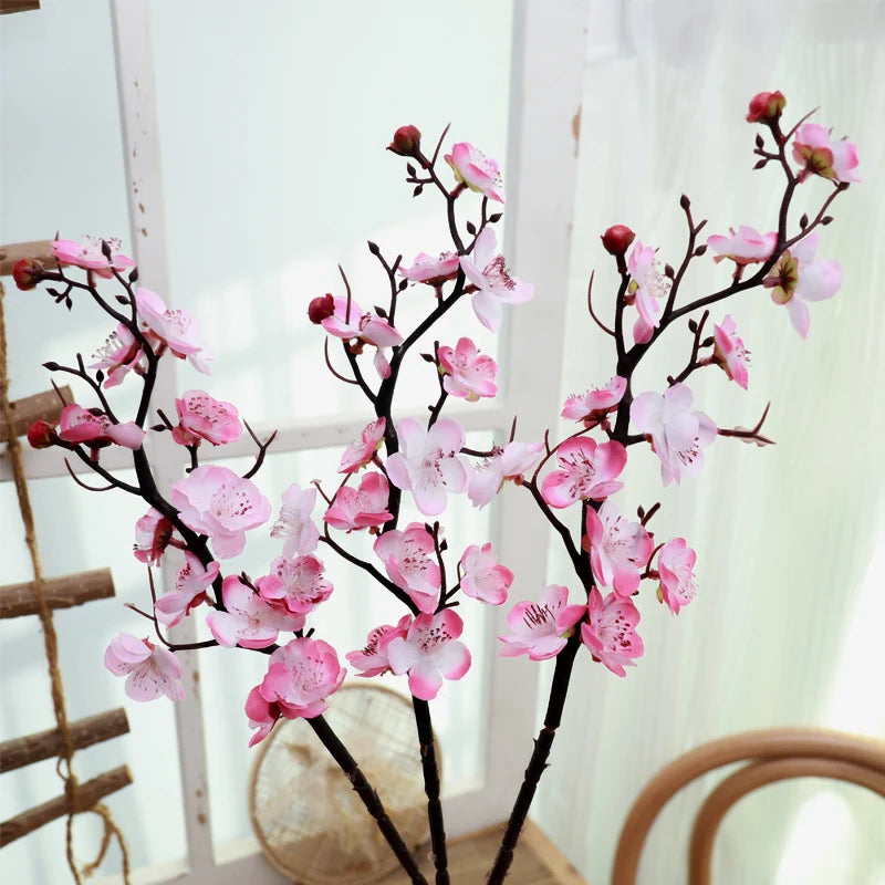 60CM Artificial Silk Plum Blossom Branch | Home & Wedding Decor Artificial Flower Branch Babs
