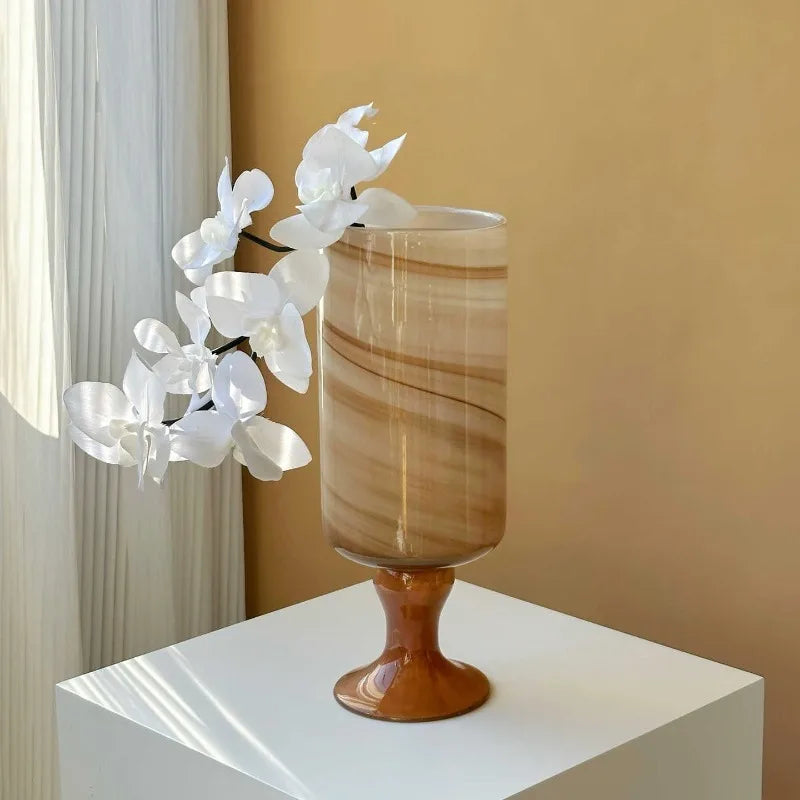 Glazed Glass Decorative Vase – Modern Luxury Home Décor Decorative Glass Vase Babs