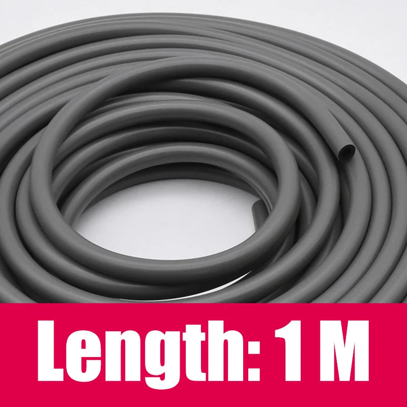 Reinforced Rubber Fuel Hose 1m – 5mm to 8mm Petrol Oil Tube Fuel Line Hose Babs GRAY