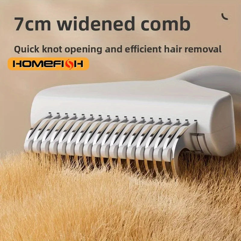 Floating Stainless Steel Pet Grooming Brush – Dog & Cat Comb Pet Grooming Brush Babs