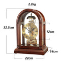 Vintage Mechanical Wood Desk Clock | Antique Hourly Chiming Mechanical Desk Clock Babs Basic model