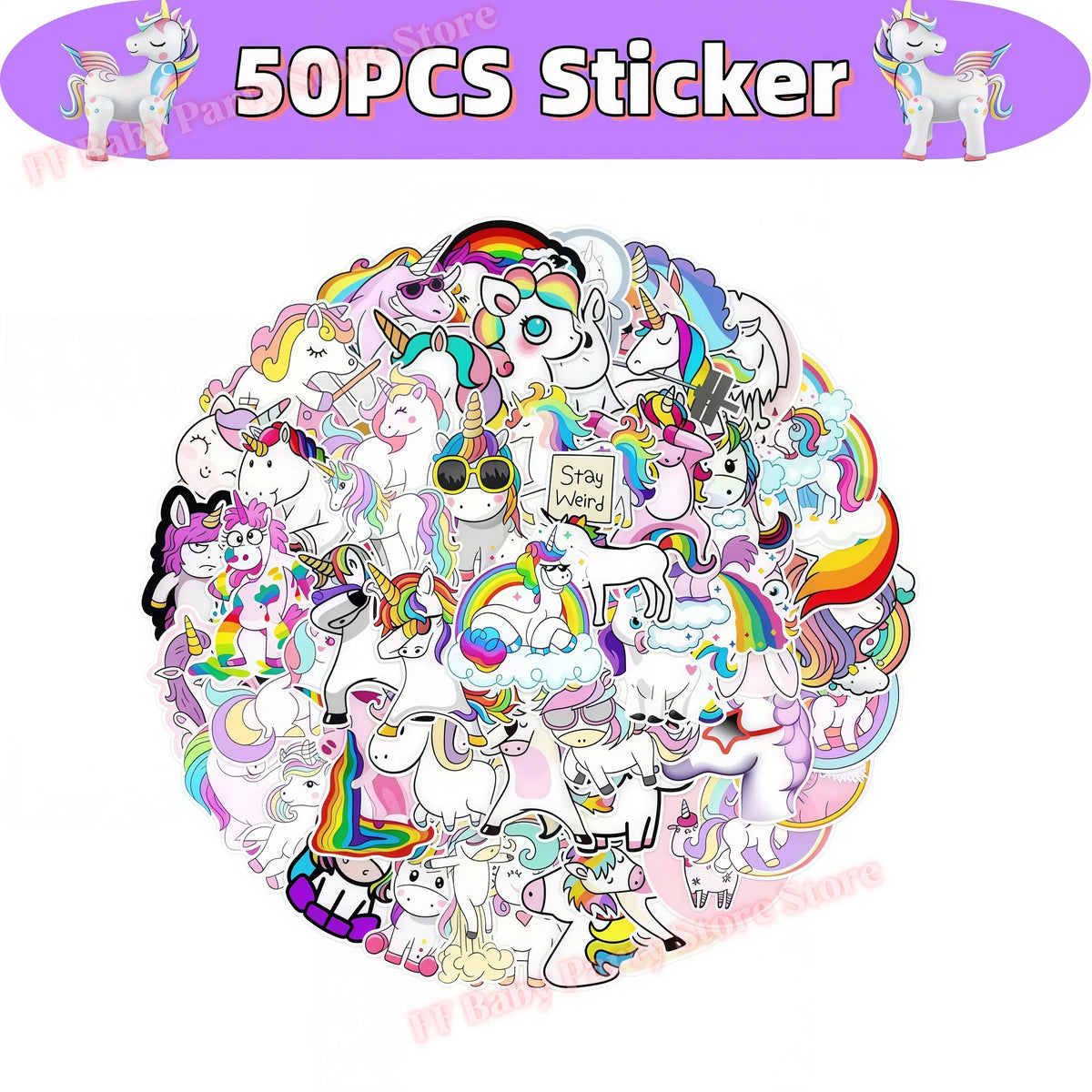 Girls Unicorn Birthday Party Decorations – 3D Balloons & Supplies