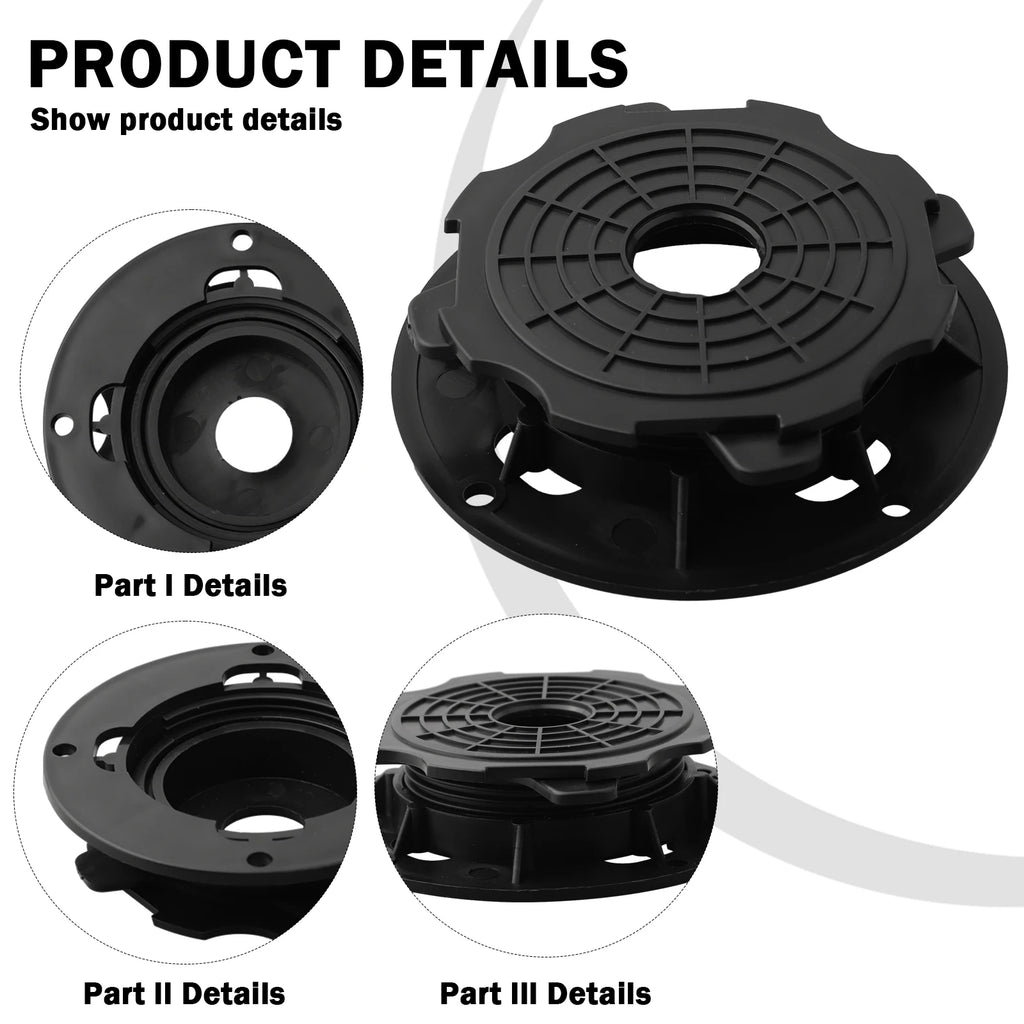 4Pcs Adjustable Decking Support Pedestal Set – Stem Risers Decking Support Pedestal Babs