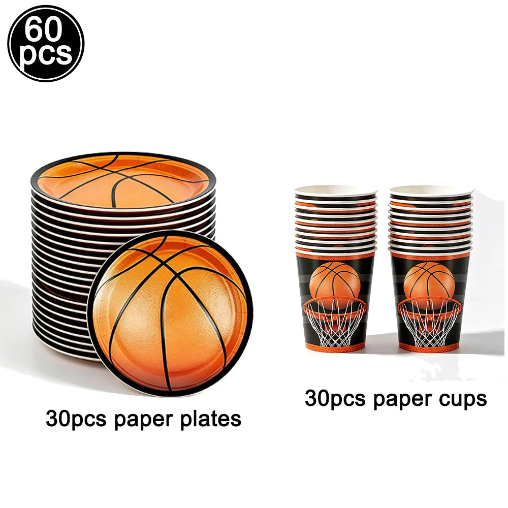Basketball Birthday Party Supplies – Plates, Cups, Balloons & More