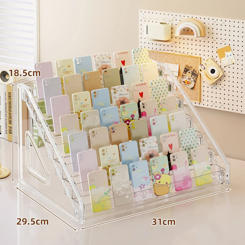 Clear Acrylic Display Riser Stand – Perfume, Figures & Décor Acrylic Display Riser Babs 7-Layer Rack