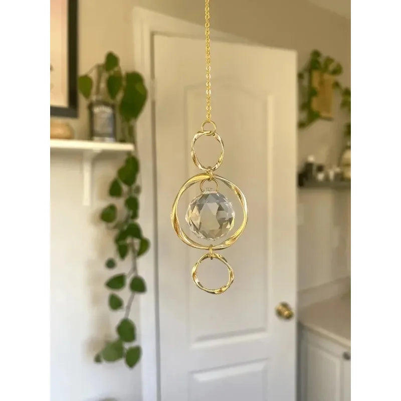 Crystal Suncatcher Rainbow Maker – Hanging Prism Decor 2pcs Crystal Suncatcher Babs