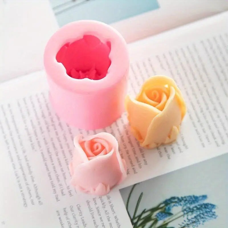 3D Rose Silicone Mold for Cake, Soap & Sugar Art Silicone Baking Mold Babs 1PC
