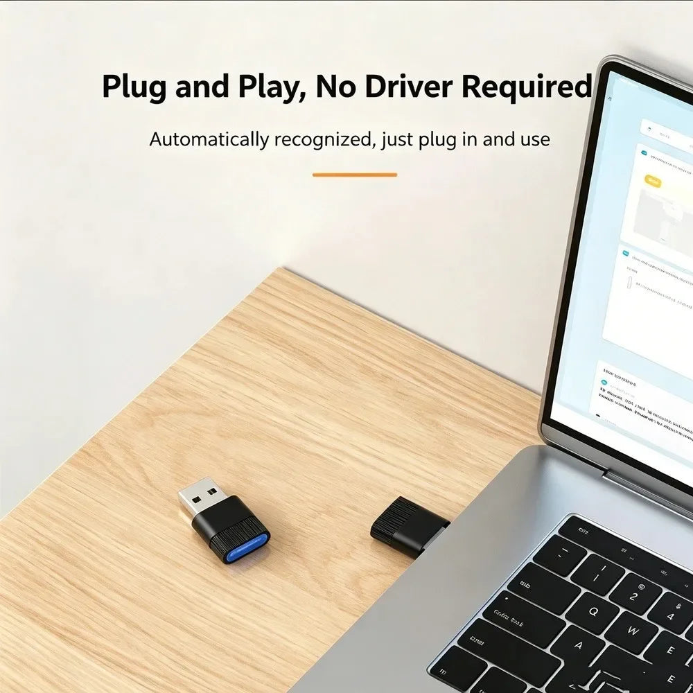KEBIDUMEI Bluetooth 6.0 USB Adapter Wireless Dongle for PC & Laptop Bluetooth USB Adapter Babs