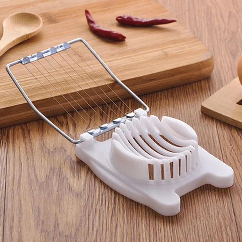 Egg Slicer & Fruit Cutter – Stainless Steel Kitchen Tool Egg Slicer Tool Babs 1pc