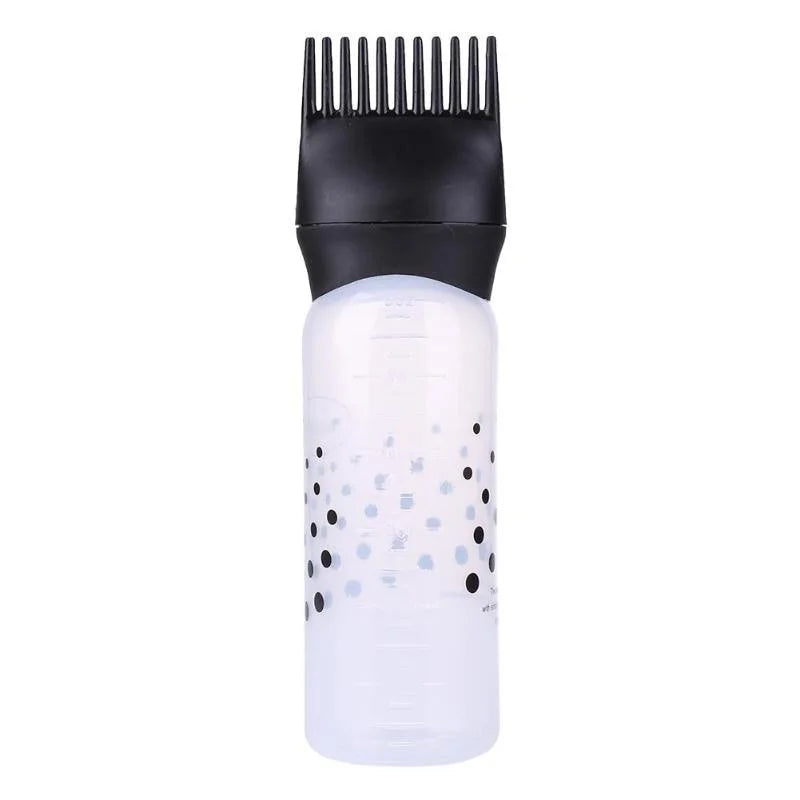 Refillable Hair Dye Applicator Brush Bottle – Salon Tool Hair Color Applicator Babs Black