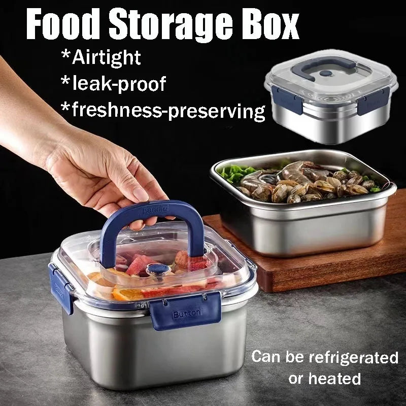 Leakproof Stainless Steel Bento Box – Airtight Lunch Container Stainless Steel Bento Box Babs