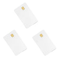 JCOP4 J3R150 Unfused Java Dual Interface Smart Card EMV 3-Pack Java Smart Card Babs White