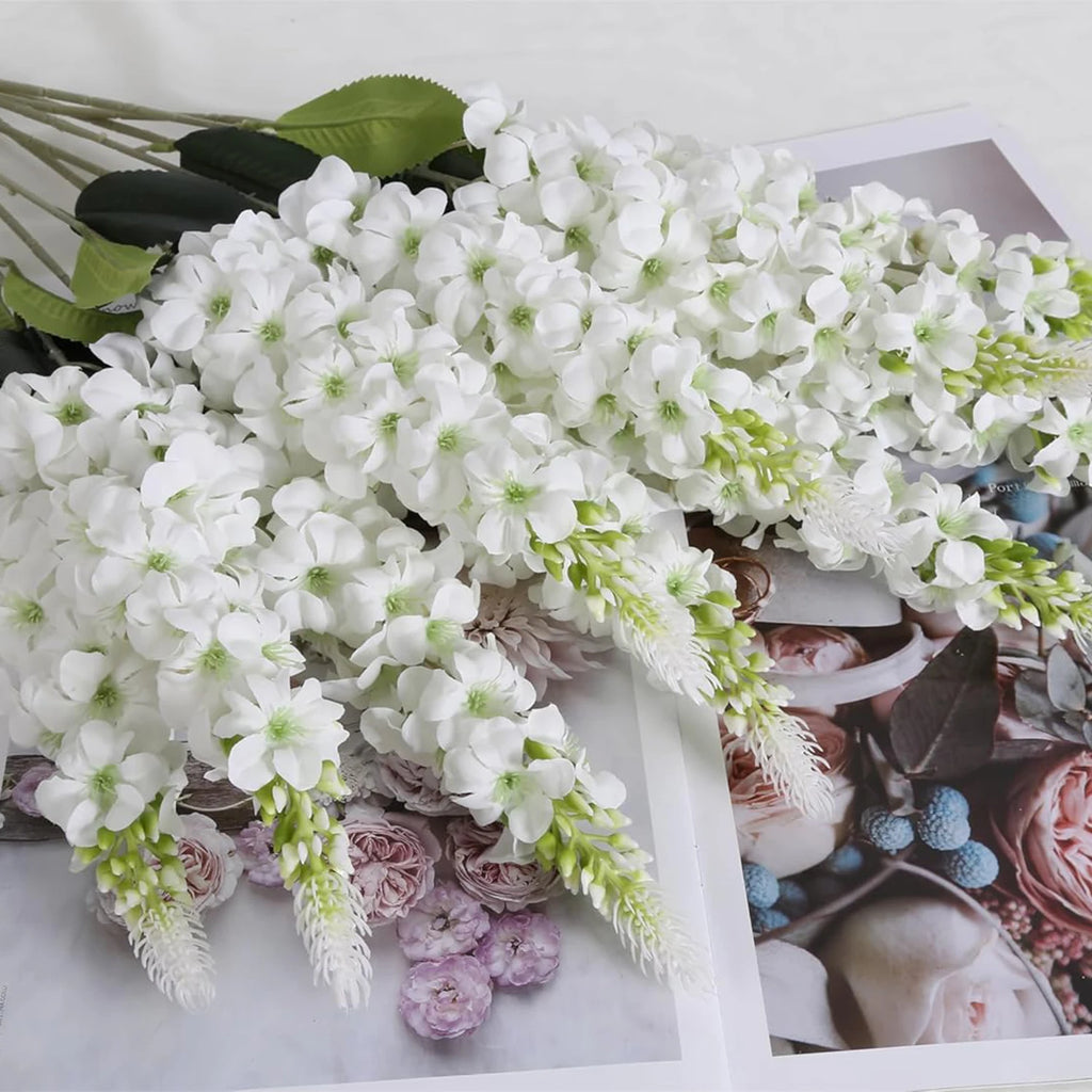 Silk Hyacinth Artificial Flowers – Wedding & Home Décor Bouquet Artificial Silk Flowers Babs