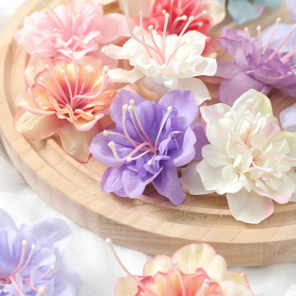 Silk Rose Artificial Flower Heads for Wedding & Home Decor Artificial Silk Flowers Babs