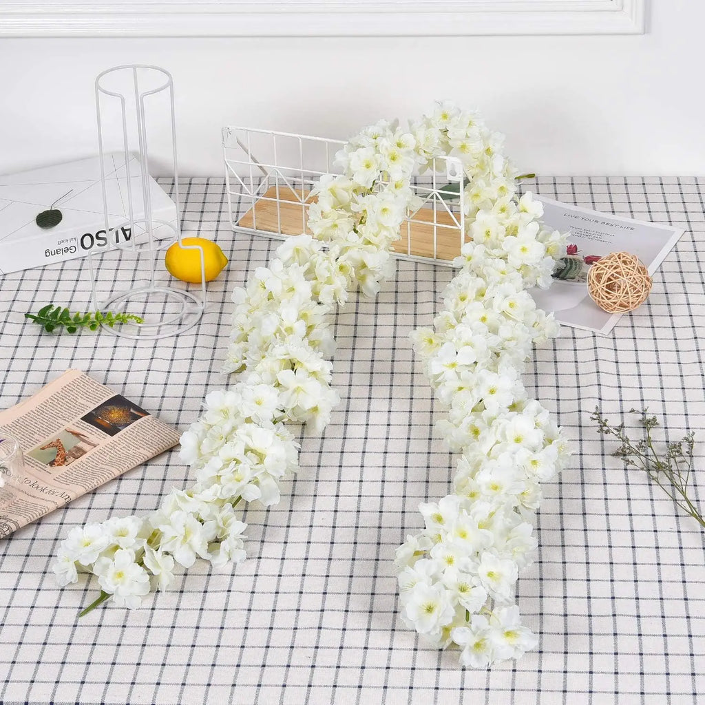 180CM Artificial Sakura Silk Vine – Wedding & Home Décor Artificial Flower Vine Babs