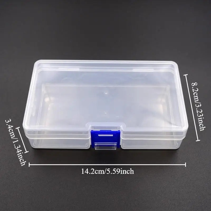 5-Pack Transparent Plastic Screw & Small Parts Storage Boxes Parts Storage Box Babs